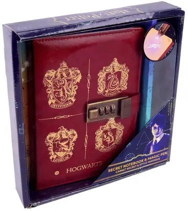 Carnet secret Harry Potter code et stylo magique