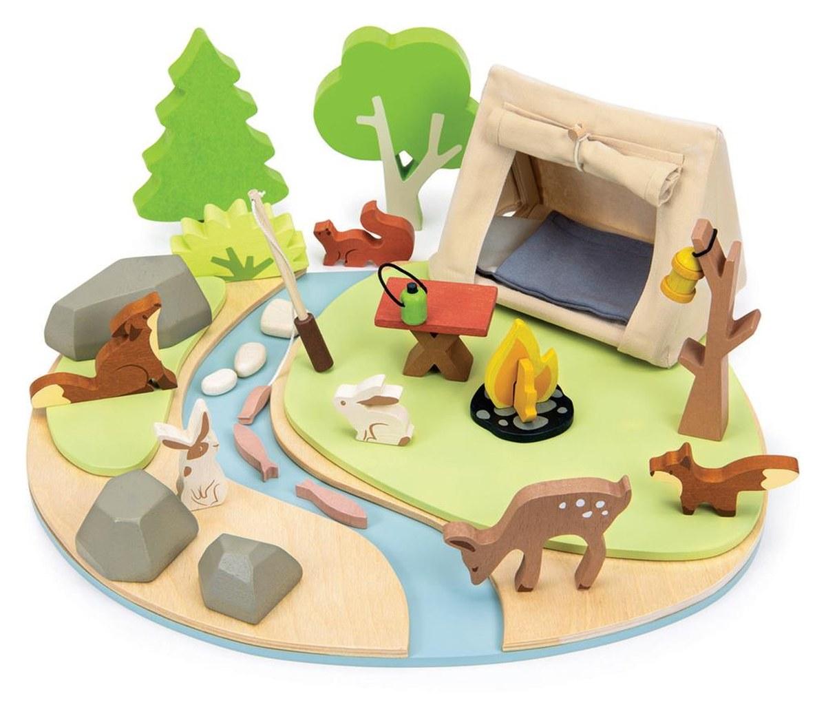 Tender Leaf Set Camping - maison de poupées