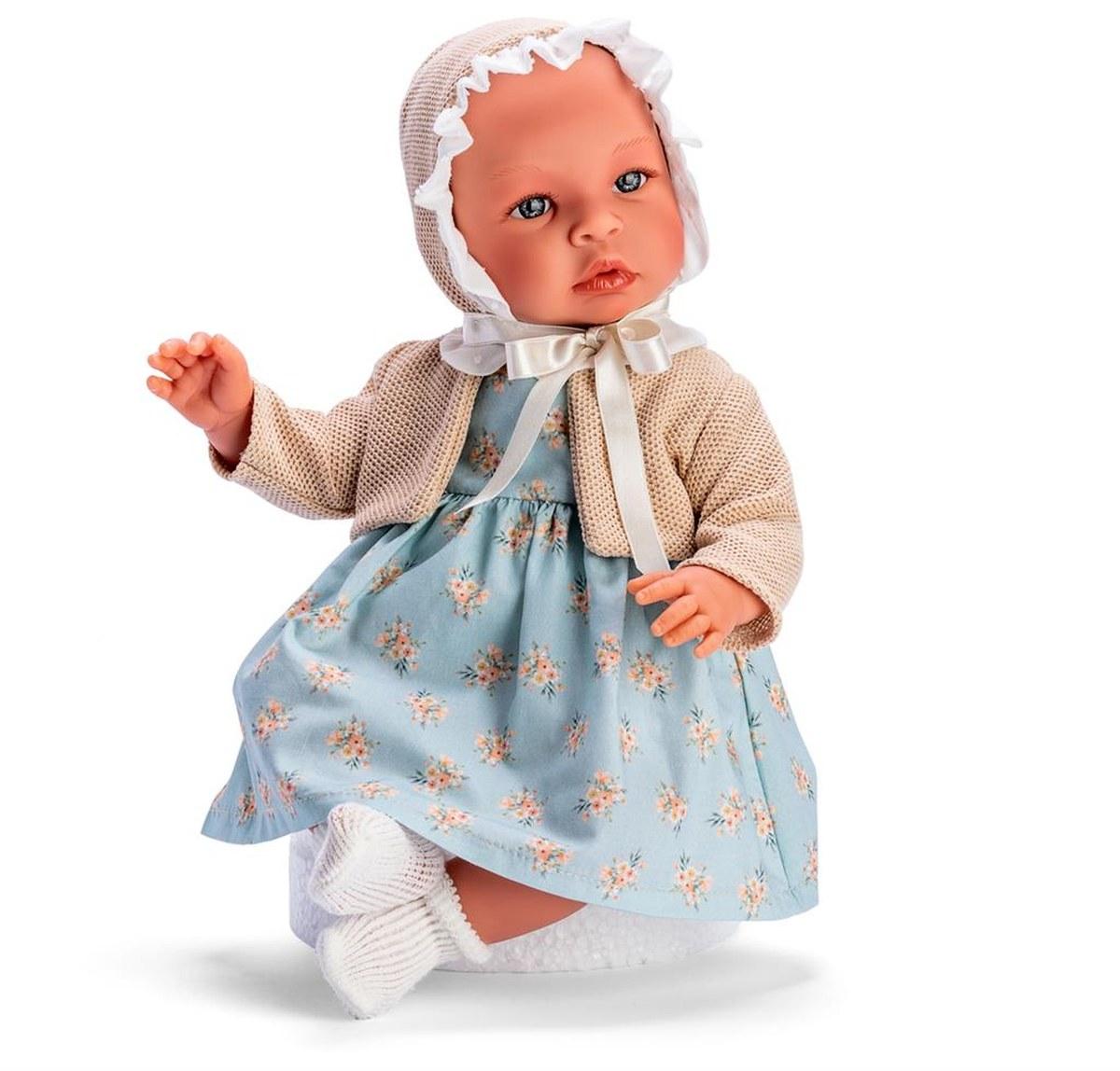 Asi Dreams Poupon Leonora 46 cm - tenue bleu et beige