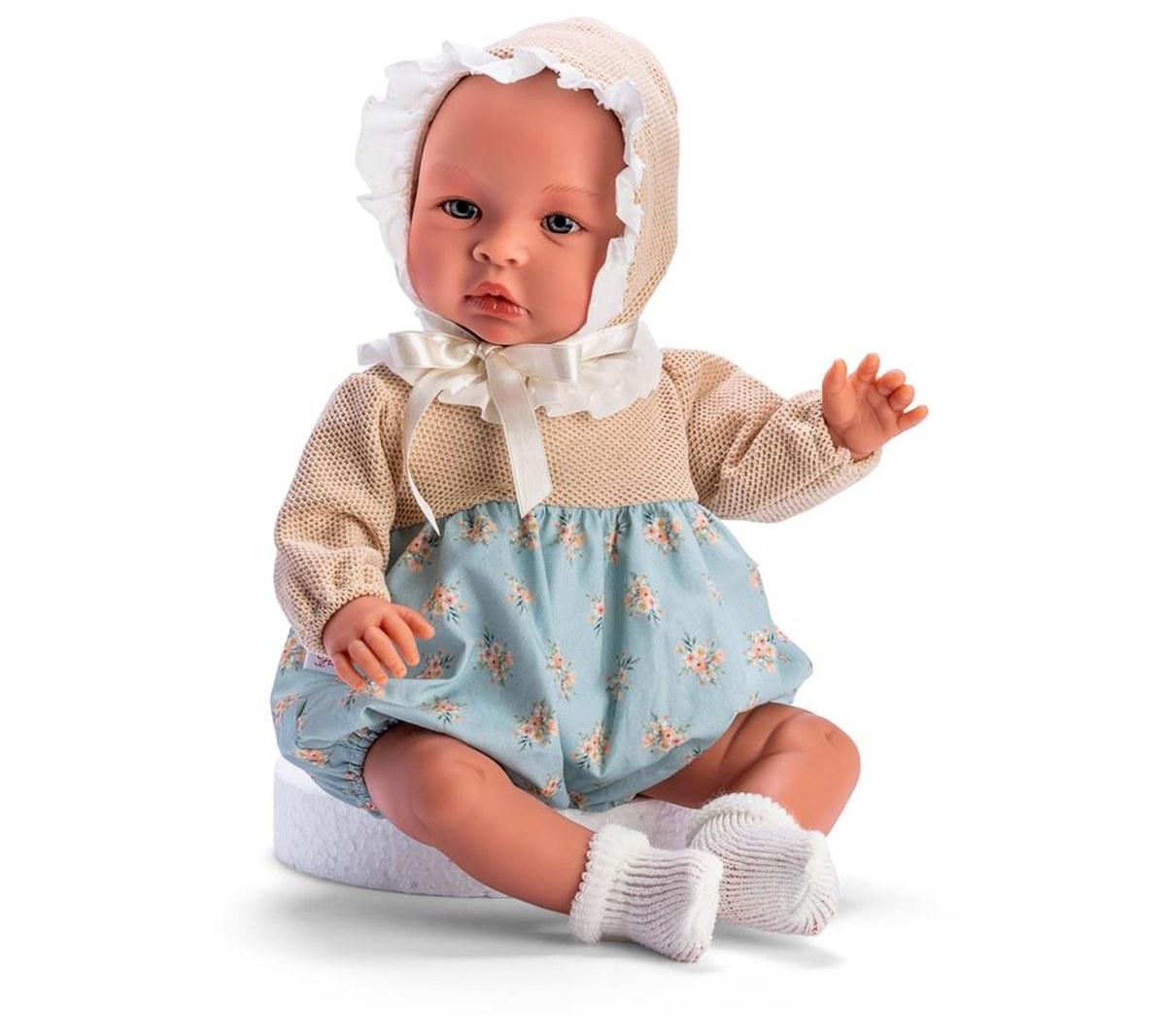 Asi Dreams Poupon Leo 46 cm - tenue bleu et beige