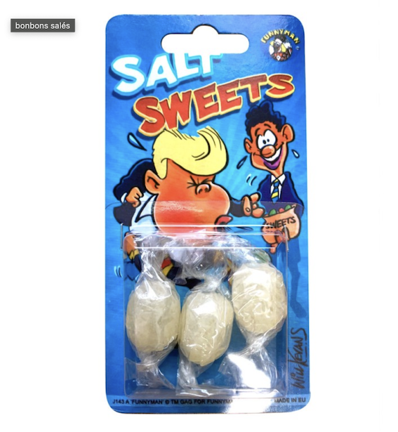 Bonbons sales farce et attrape