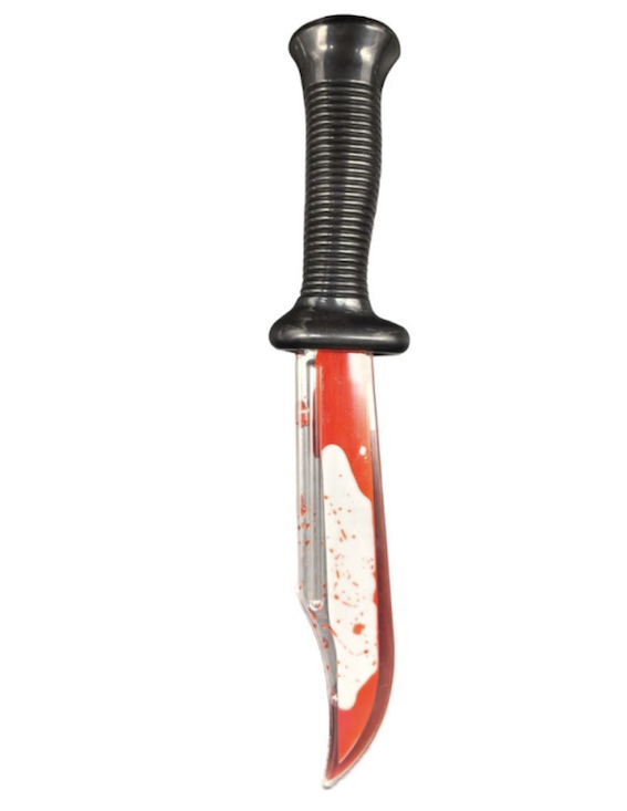 Couteau ensanglanté pour deguisement