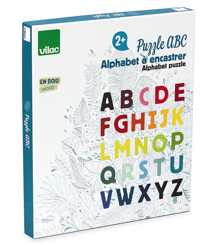 Encastrement en bois Alphabet - Sous la Canopee
