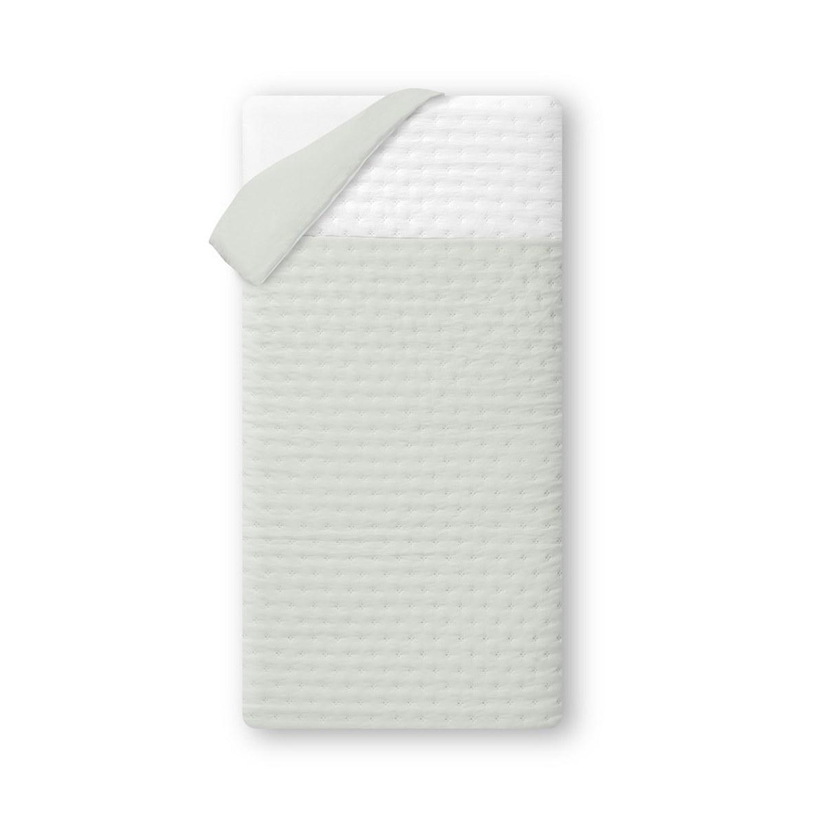Parure de lit bébé 2 pièces - gaufré Interbaby - vert