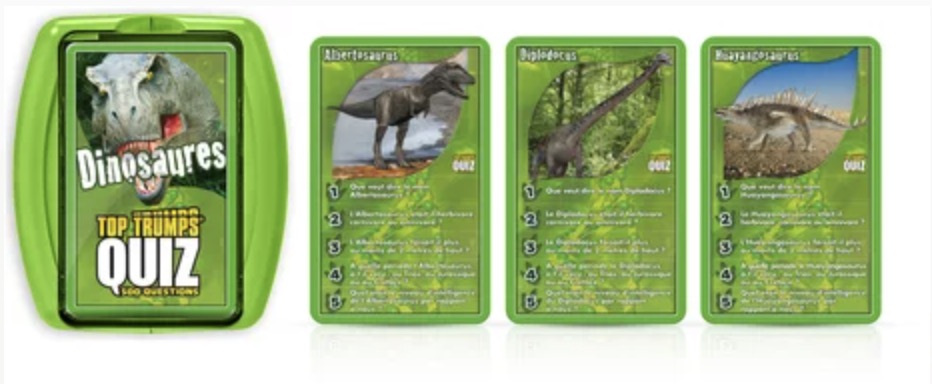 Jeux de quizz - dinosaures