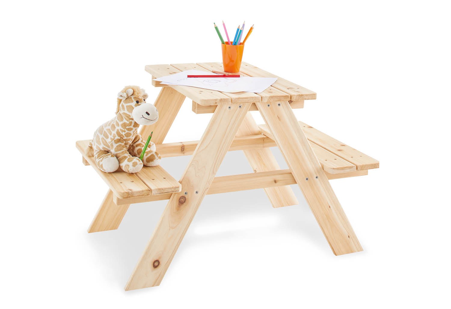 Table de pique-nique enfant Nicki pour 2 Pinolino