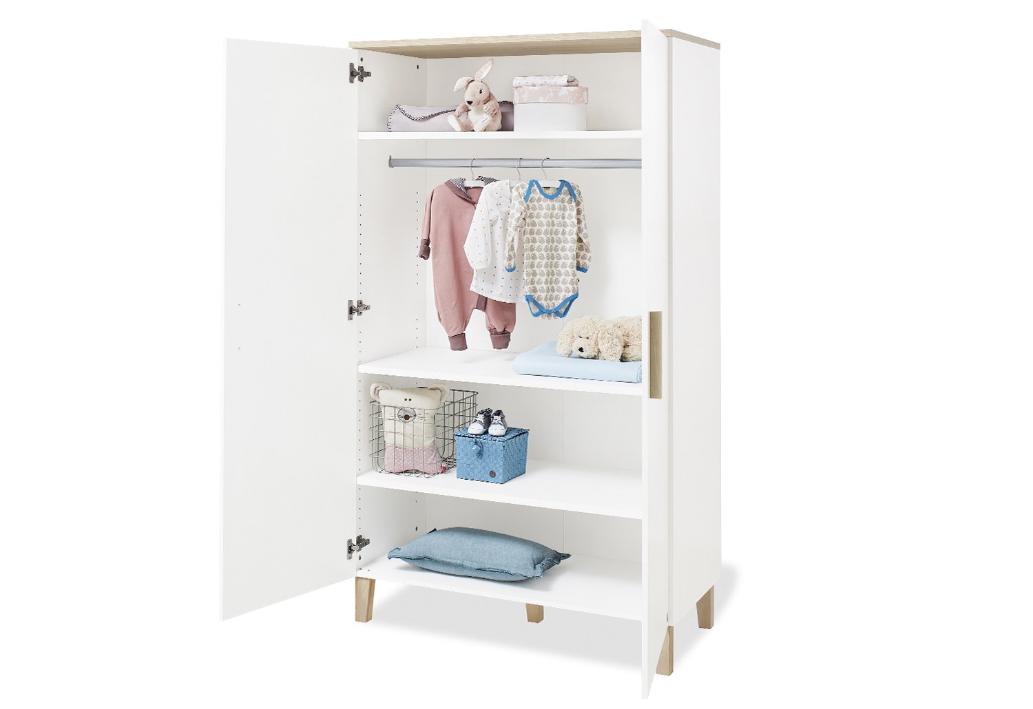 Armoire Lumi Pinolino - 2 portes