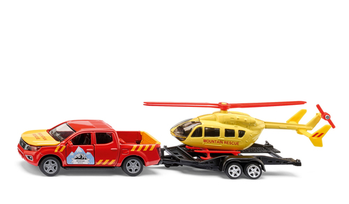 Nissan navarra avec helicoptere - Siku 2570