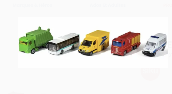 City set France  mini vehicules - Siku