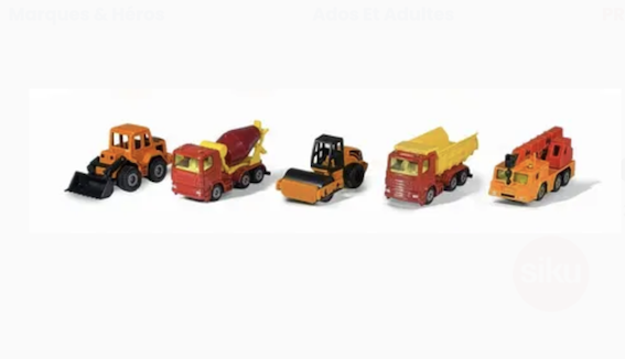 Set de construction mini vehicules - Siku